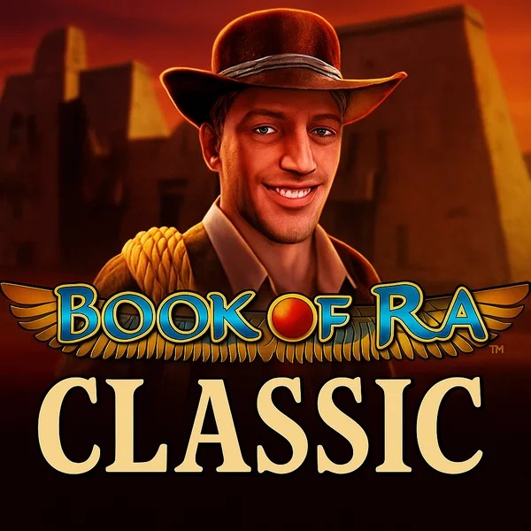 Book of Ra Classic logo by Novomatic GGBet Casino