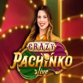 Crazy Pachinko slot logo by Evolution at GGBet Casino