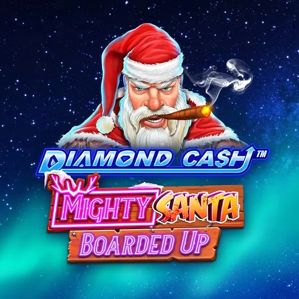 Diamond Cash Mighty Santa Boarded Up game by Greentube – logo hosted on GGBet Casino