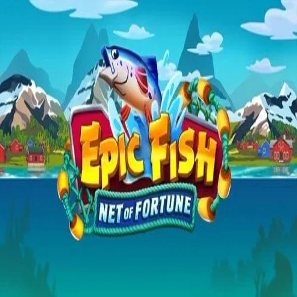 Epic Fish Net of Fortune online game logo by Quickspin on ggbett.org