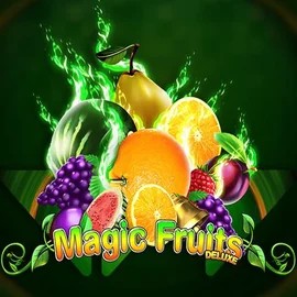 Magic Fruits Deluxe online game logo by Wazdan on ggbett.org