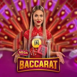 Mega Baccarat logo by Pragmatic Play GGBet Casino