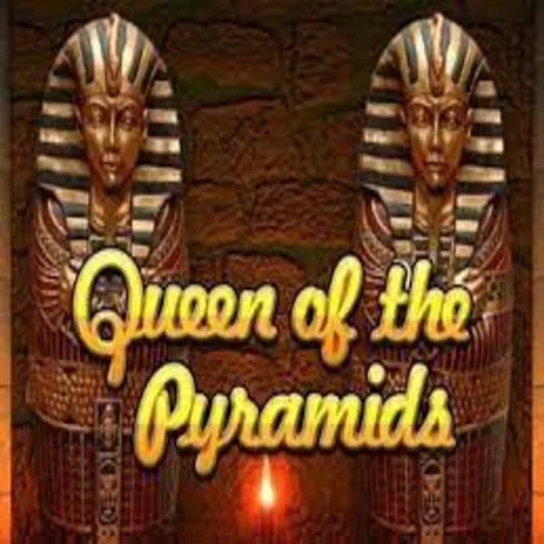 Queen of the Pyramids slot logo by Playtech at GGBet Casino