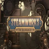 Official Slots logo: Steamworks The Workshop by Peter & Sons at GGBet Casino